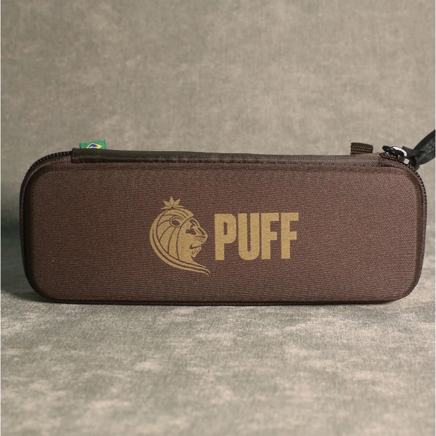 Case puff Slim colors Marrom