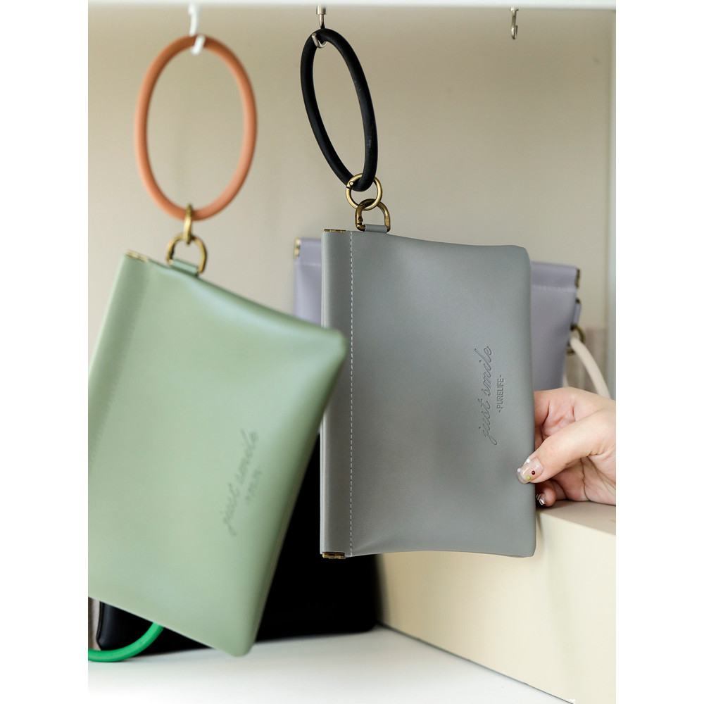 Cool Color Series Ecologicamente correto Couro macio Bolsa para celular Bolsa de armazenamento Bolsa de compras Bolsa fo