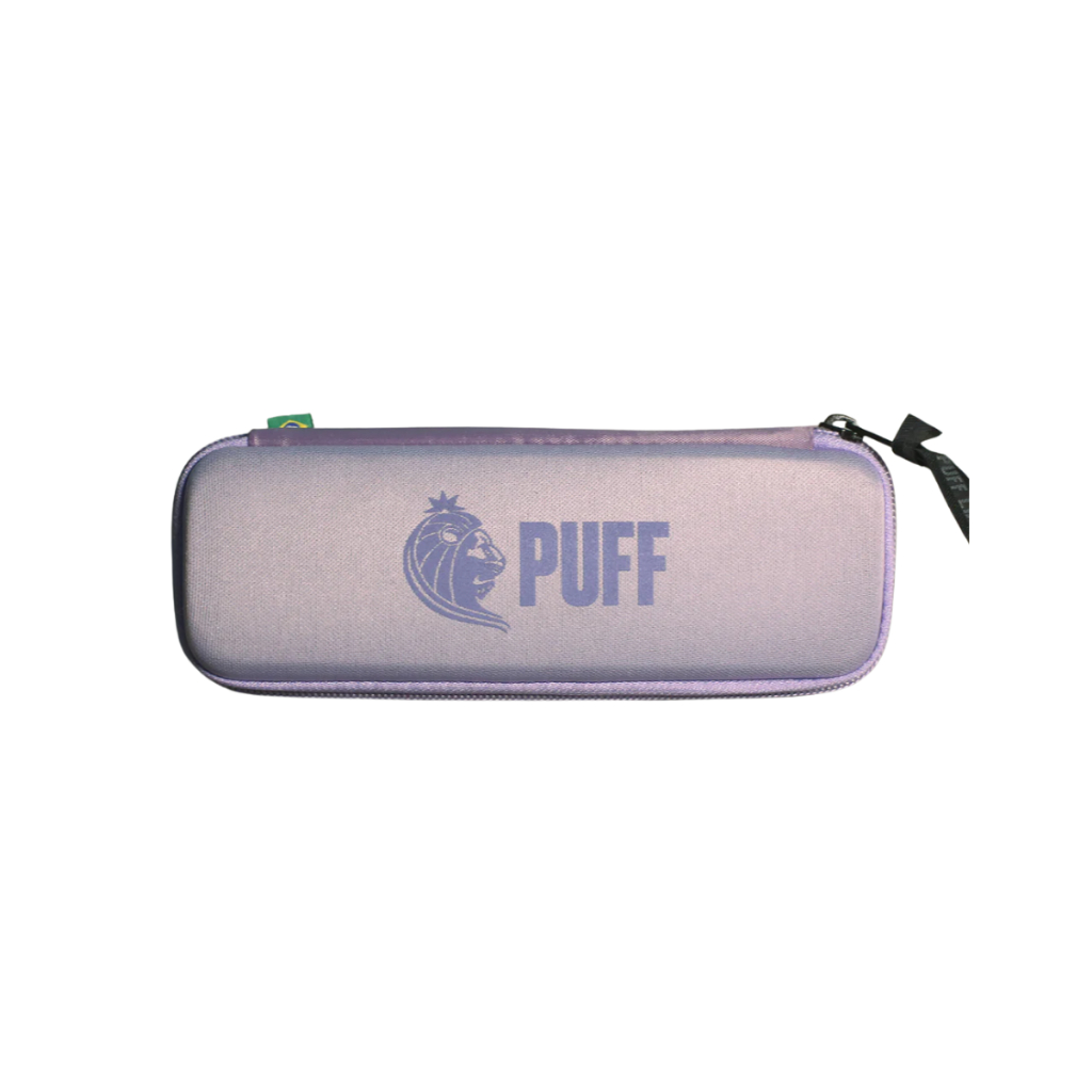 Case Puff Life Slim Colors Lilás Leve e Discreta