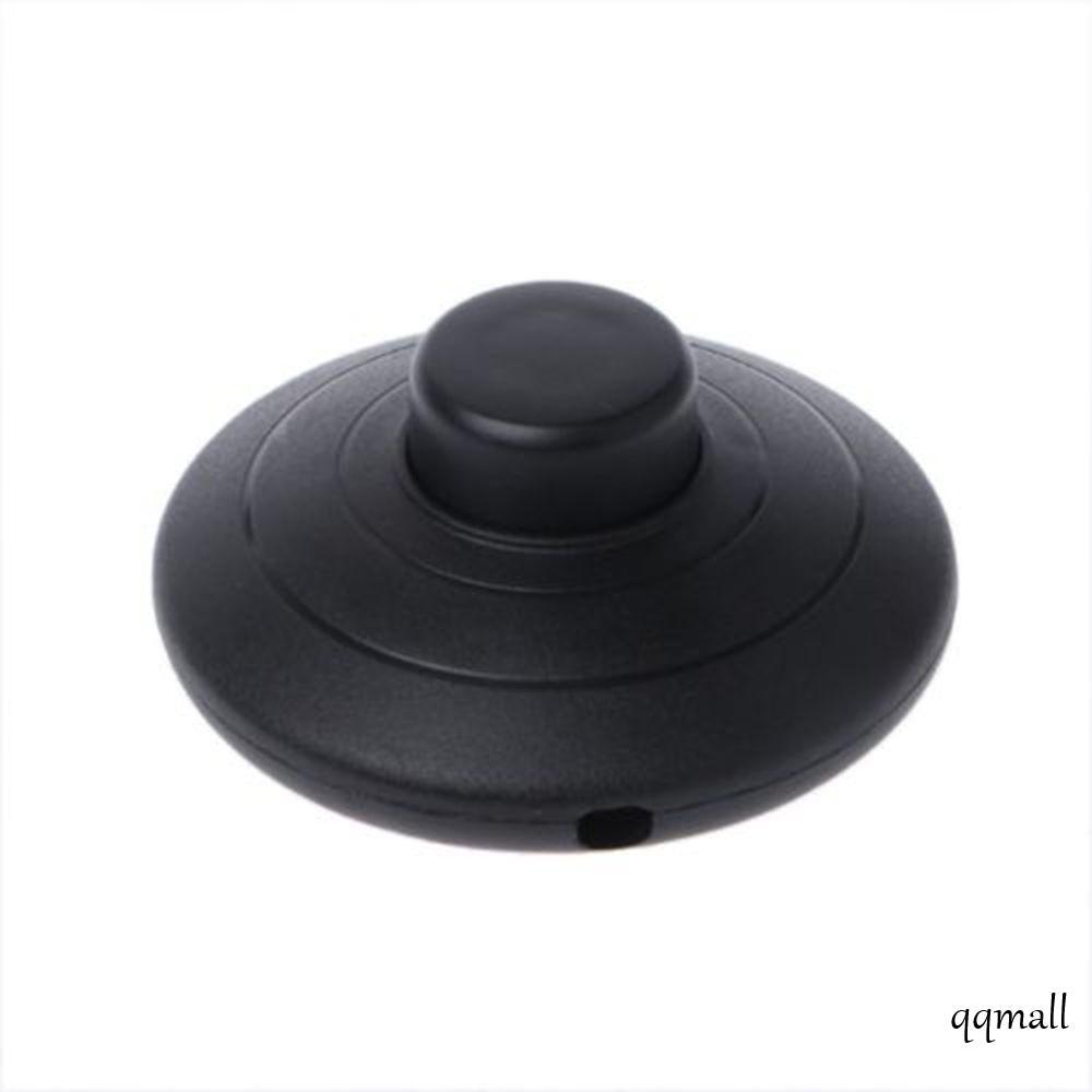 Interruptor De Pé Plástico Preto Lâmpada Em Linha No Controle Fino Segurar Push Power 1pcs Iluminação