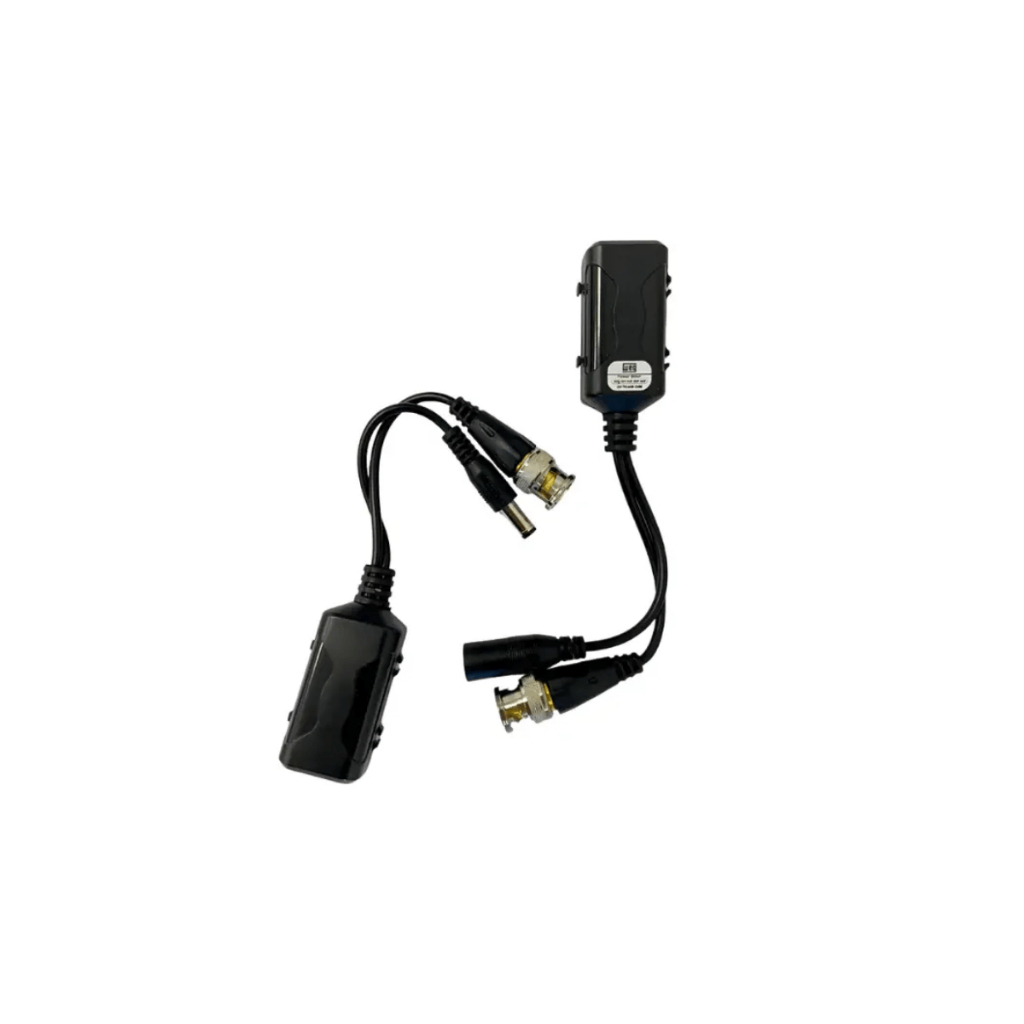 Kit Power Balun Conector 1 Canal 8mp Weg Para Cftv