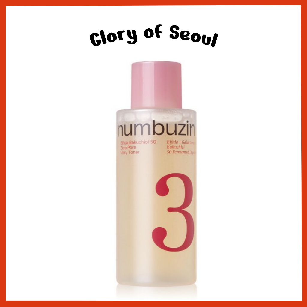 NUMBUZIN No.3 Bifida Bakuchiol 50 Zero Pore Milky Toner 200ml