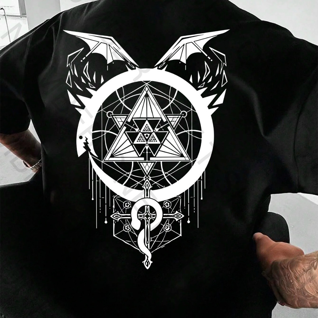 2026 Camiseta Basica Glowing Snakes of Fullmetal Alchemy Simbolo Anime Unissex