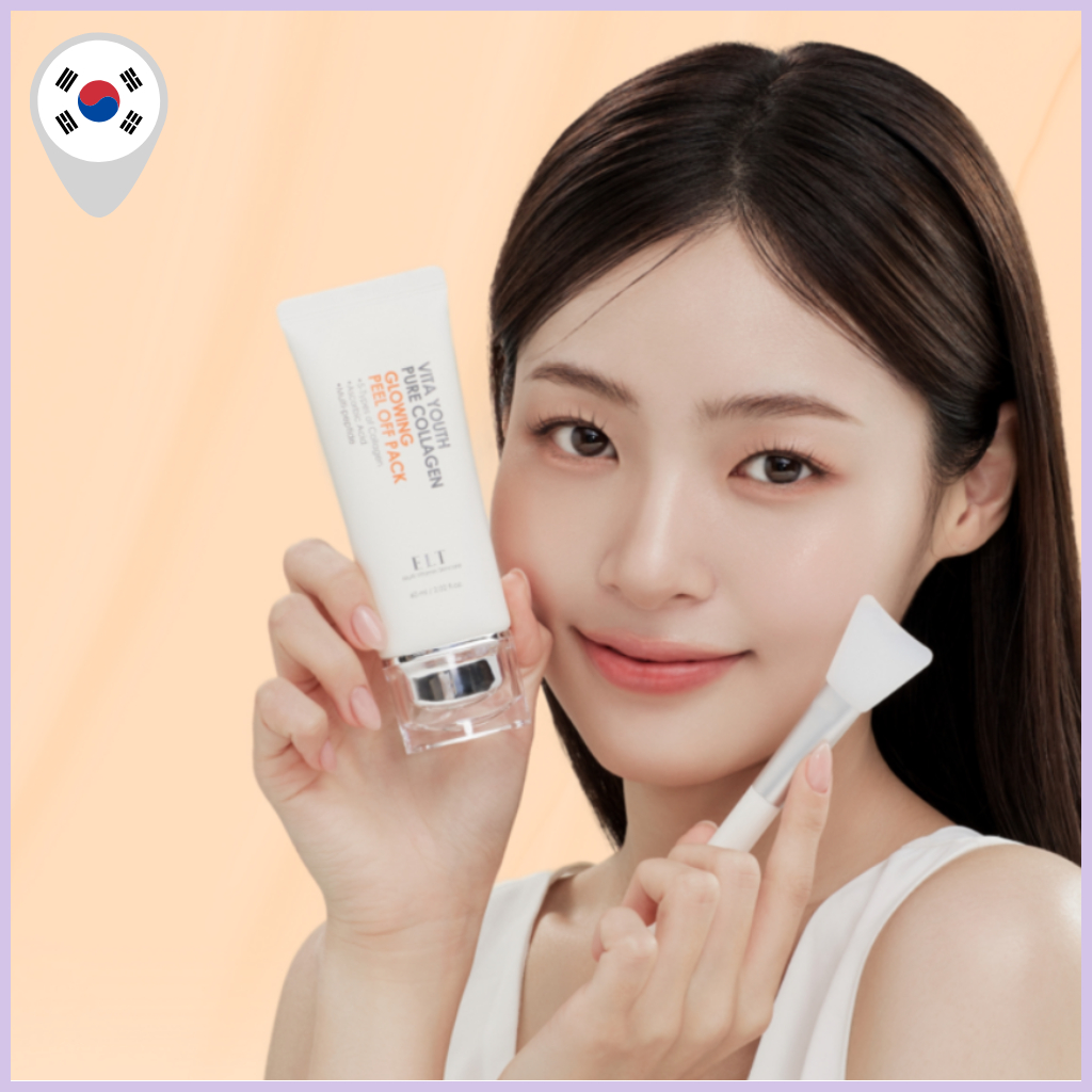 [ELT] Vita Youth Pure Collagen Glowing Peel-Off Pack 60ml-Complexo De Colágeno E Vitaminas , Cuidados Com Os Poros , Rea
