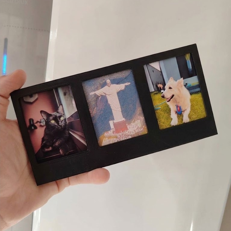 Porta Retrato Magnético Single, Duplo e Triplo - Revelamos fotos