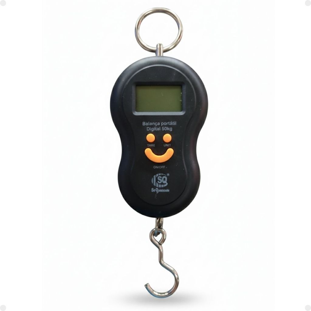Balança Digital Portátil 50kg Com Função Tara e Visor LCD