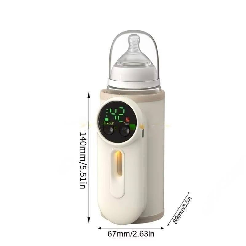 Aquecedor De Mamadeiras 145x100mm Recarregável Bivolt Com Visor LCD em PP e ABS P.HQ