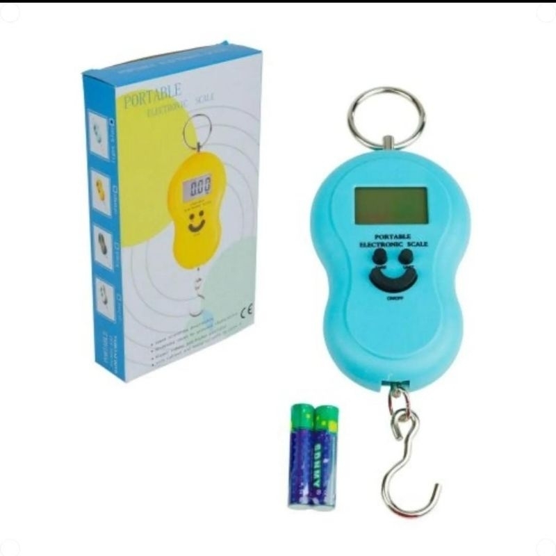 Balança Digital Portátil com Visor LCD Iluminado para Leitura Fácil