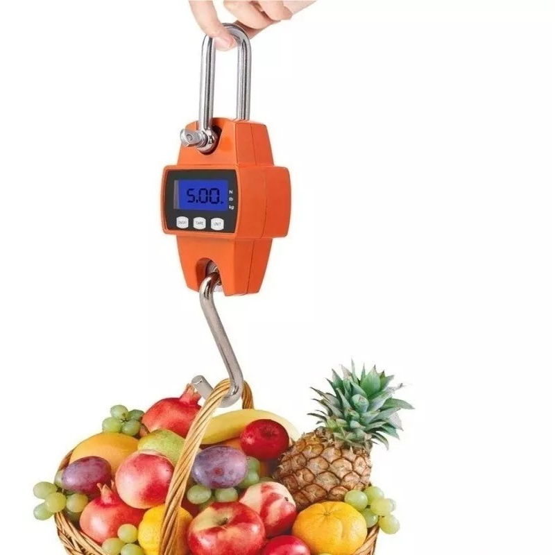 Mini Balança De Suspensão De Guindaste Digital LCD 300kg Industrial Portátil Eletrônica Para Serviço Pesado