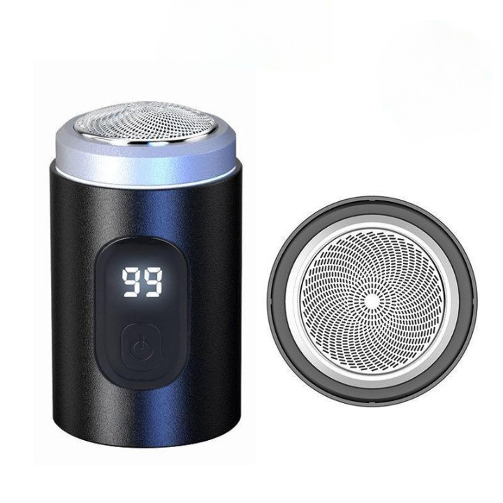 Barbeador Elétrico Portátil Masculino Mini Recarregável USB Sem Fio Tela LED karinamini