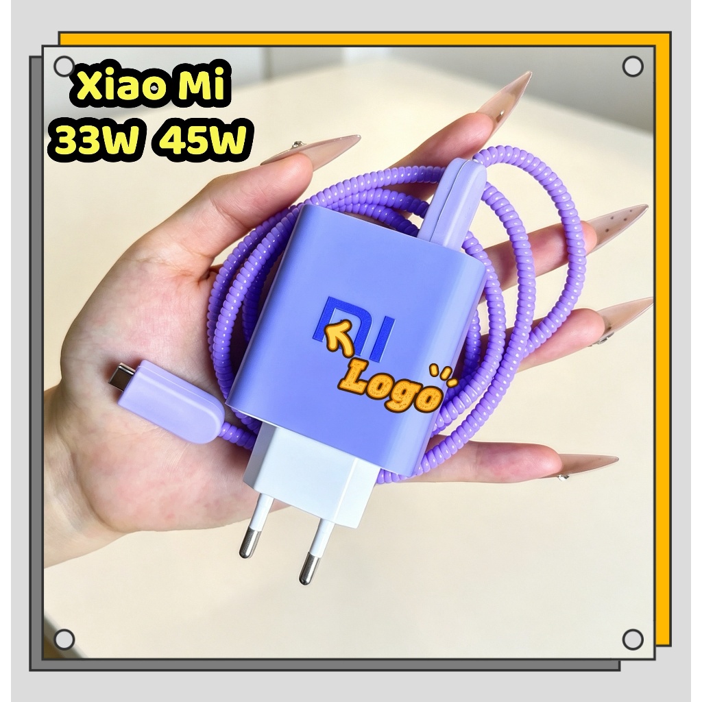 Capa Protetora De Carregador Xiaomi 33W/45W Compatível Com Para Evitar Danos Ao Cabo