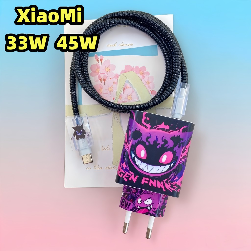 Adesivo Protetor Para Carregador Xiaomi 4 Em 1 33W 45W-À Prova D'água E Resistente Ao Desgaste-6