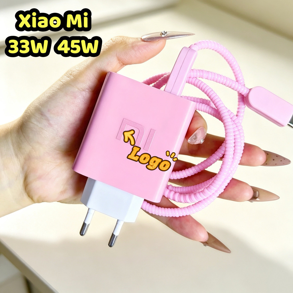 Capa Protetora De Carregador Xiaomi 33W/45W Compatível Com Para Evitar Danos Ao Cabo