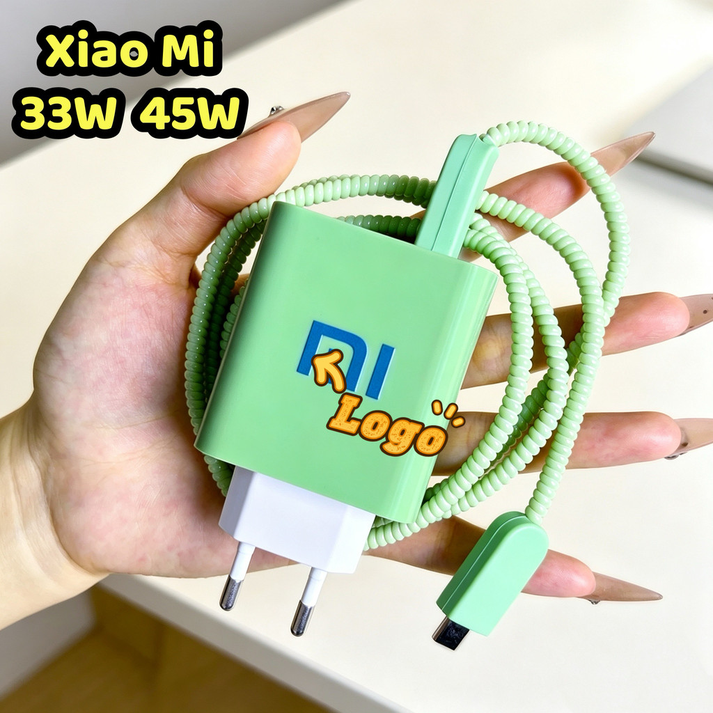 Capa Protetora De Carregador Xiaomi 33W/45W Compatível Com Para Evitar Danos Ao Cabo