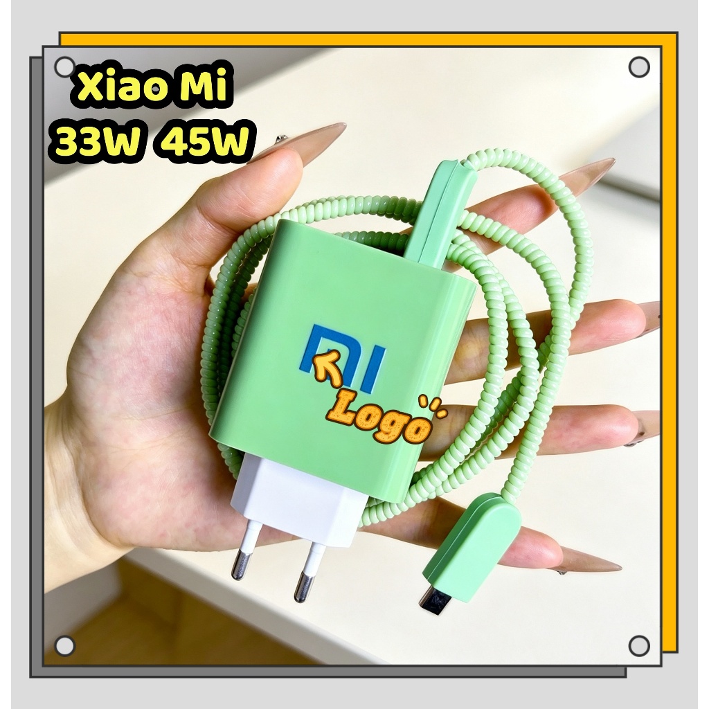 Capa Protetora De Carregador Xiaomi 33W/45W Compatível Com Para Evitar Danos Ao Cabo