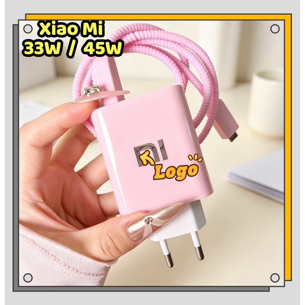 Protetor De Carregador Xiaomi 33W 45W Compatível Com A Gama Completa De Protetores De Cabo