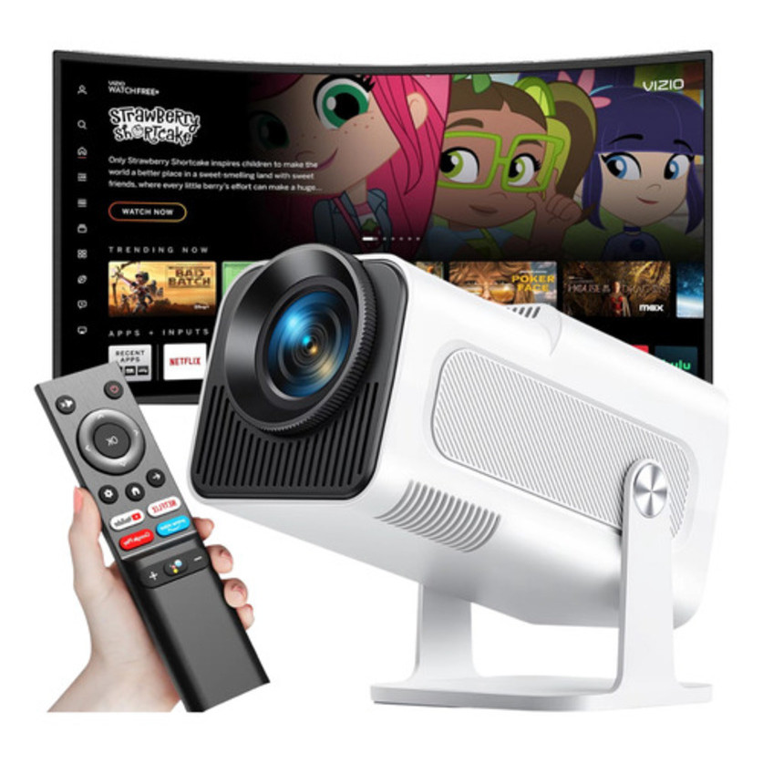 Mini Projetor de Cinema Pórtatil  – 4K, Android HY 320 Full HD 1920x1080 Bluetooth Wi-fi