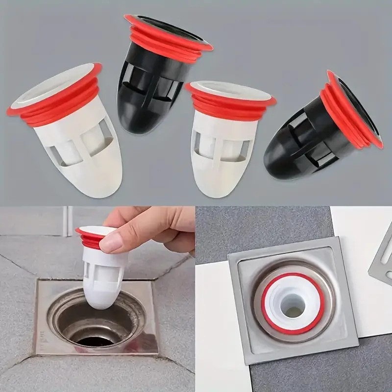 1 peça Núcleo de ralo de silicone resistente a odores para cozinhas e banheiros - fácil de limpar Vendido(s) - Variação: