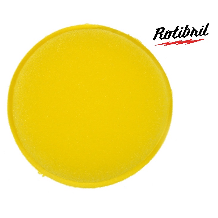 Aplicador CIRCULAR de espuma para aplicar cera, silicone e Hidratante de Couro - Distribuido por Rotibril Car Car