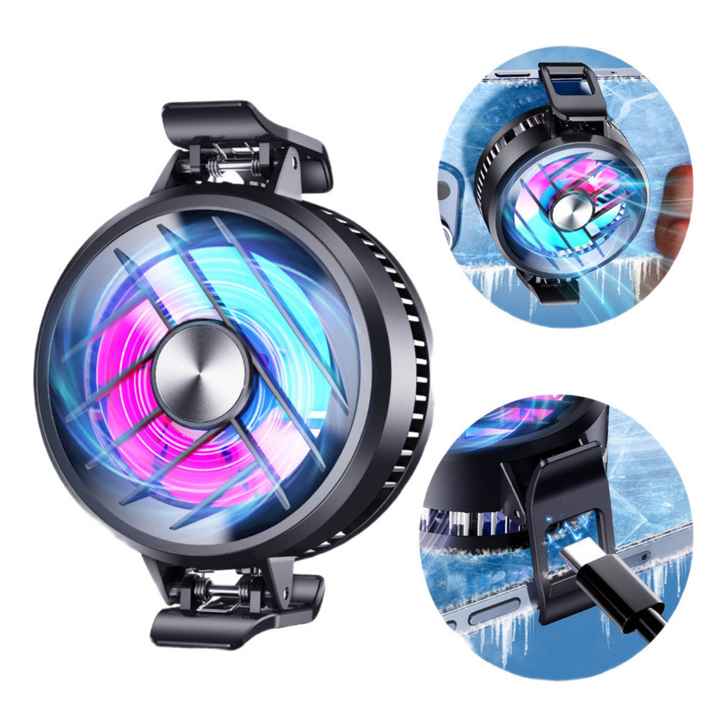 Cooler Celular Gamer Magnético Resfriador Premium Led Rgb