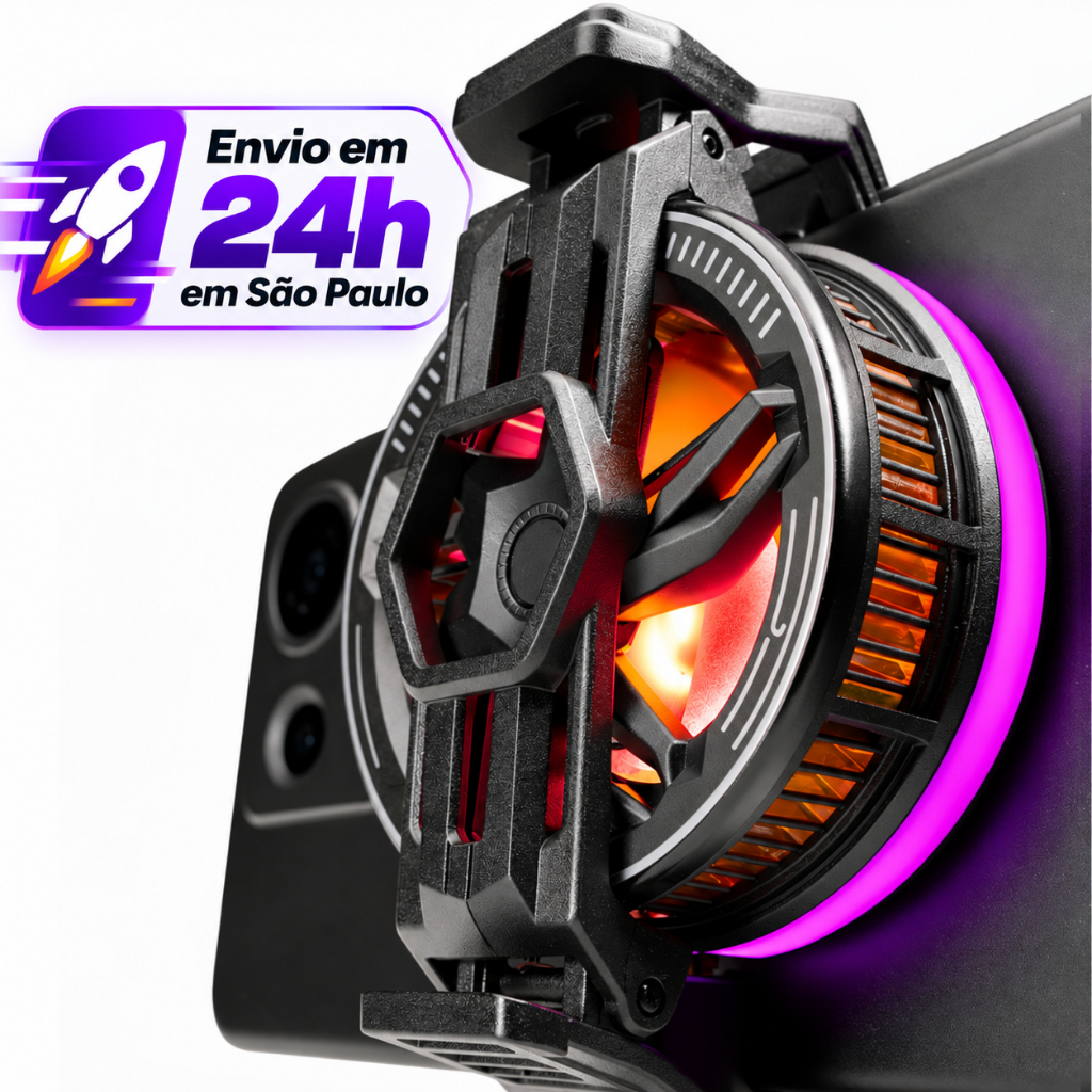 Magnetic RGB Gamer Cell Phone Cooler + MW Finger Glove Mobile Cooler for Free fire Pubg Games