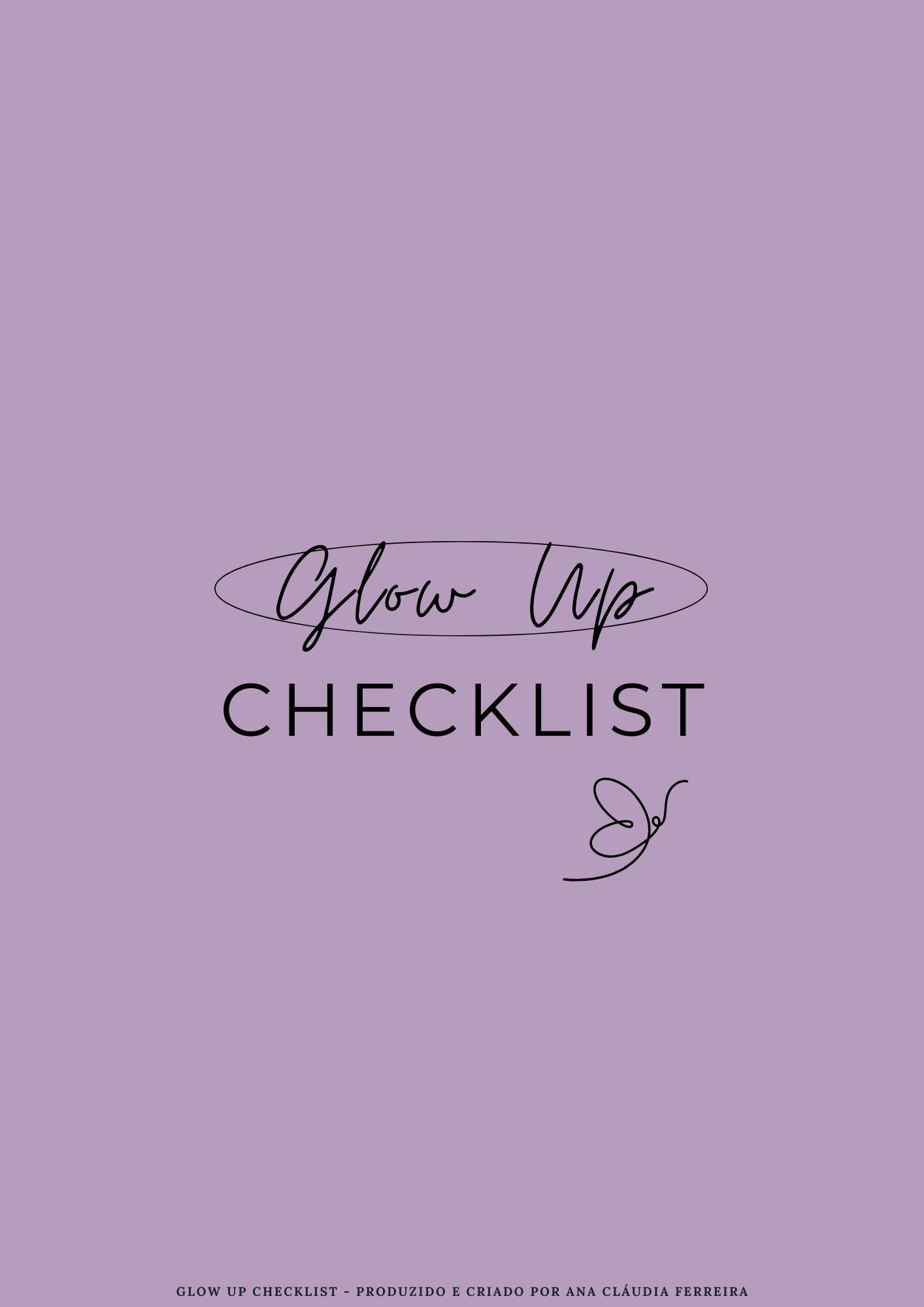 Checklist Glow Up