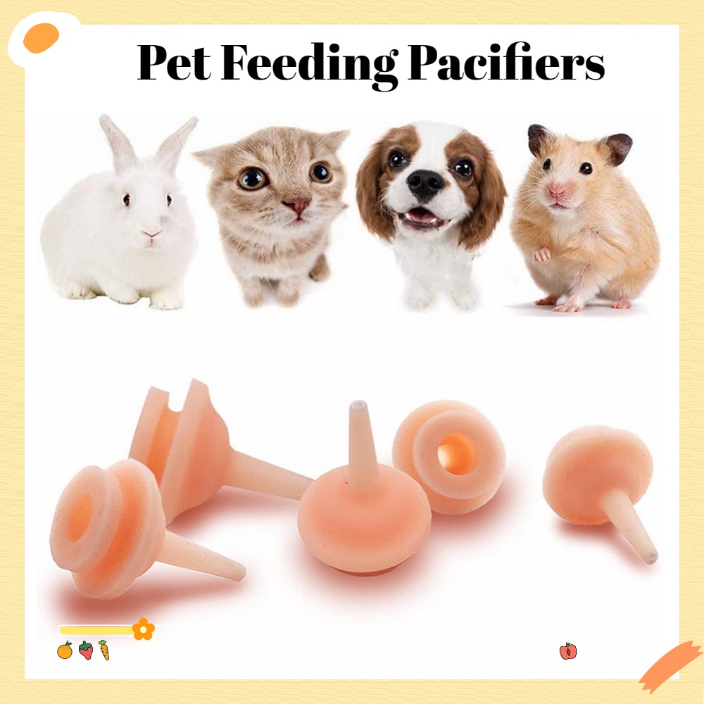 Mamilo De Alimentação Para Animais De Estimação Mini Gato Alimentador De Silicone Pacifier Gatinhos E Filhotes De Cachorro Recém-Nascidos Coelhos Pequenos