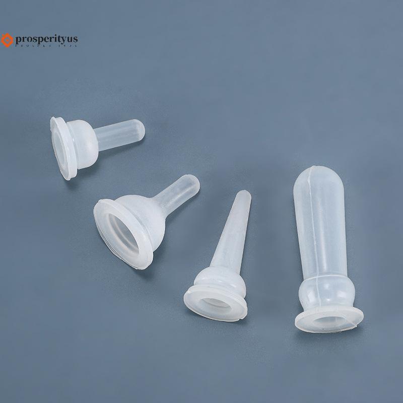 [PPTS] 10 Peças Chupeta Universal Para Alimentação De Animais De Estimação Mini Gato Silicone De Gatinhos Recém-Nascidos