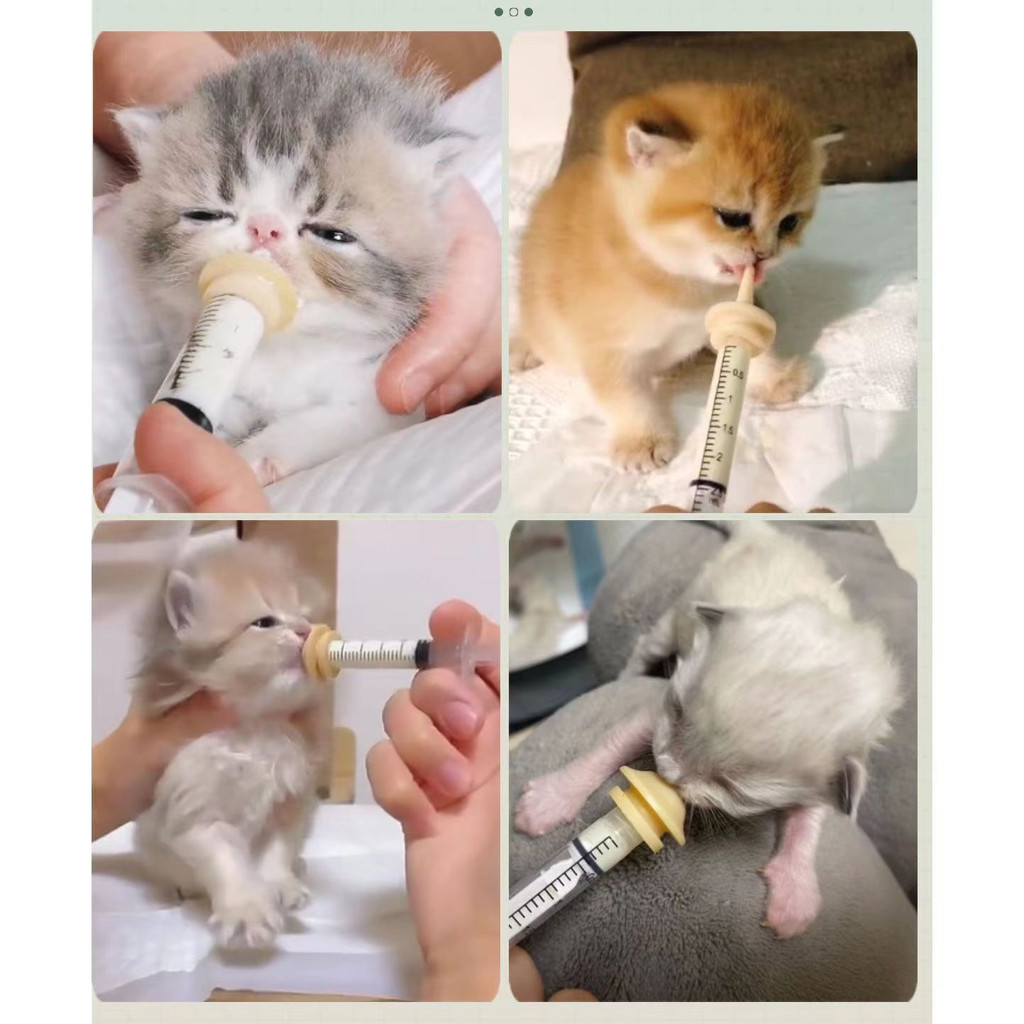 10 Pçs Universal Pet Alimentação Mamilo Mini Gato Silicone Chupeta De Para Recém-Nascidos Gatinhos Filhotes Coelhos Pequ