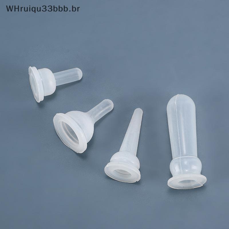 WHruibb 10 Peças Mini Chupeta De Silicone Para Alimentação De Animais De Estimação Gatinhos Recém-Nascidos Filhotes Coel