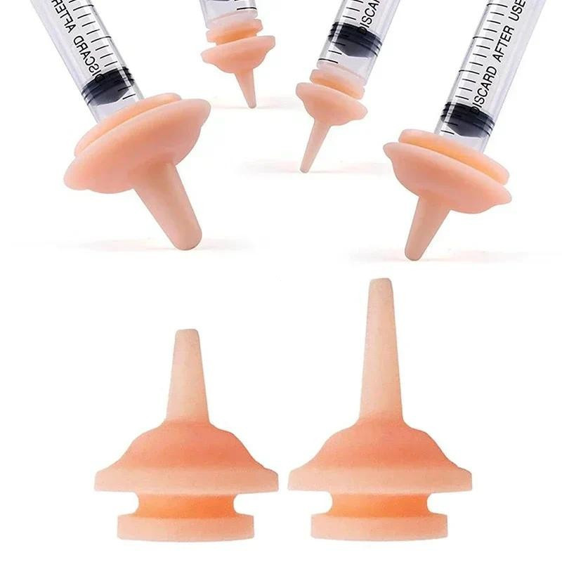 10 Pçs Universal Pet Alimentação Mamilo Mini Gato Silicone Chupeta De Para Recém-Nascidos Gatinhos Filhotes Coelhos