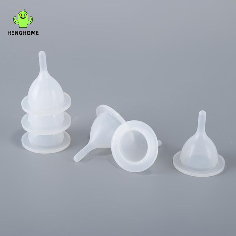 HENGHOME 10 Pçs Universal Pet Alimentação Mamilo Mini Gato Silicone Chupeta De Para Recém-Nascidos Gatinhos Filhotes Coe