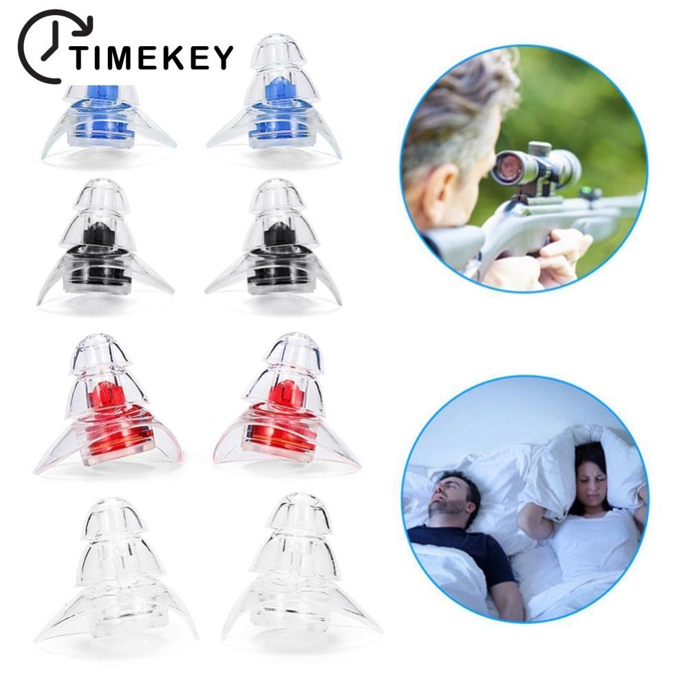 TKEY 1Pair Noise Cancelando Tampões Auditivos Para Estudo Do Sono Concerto Ruído Seguro Proteção Auditiva De Silicone V4W6