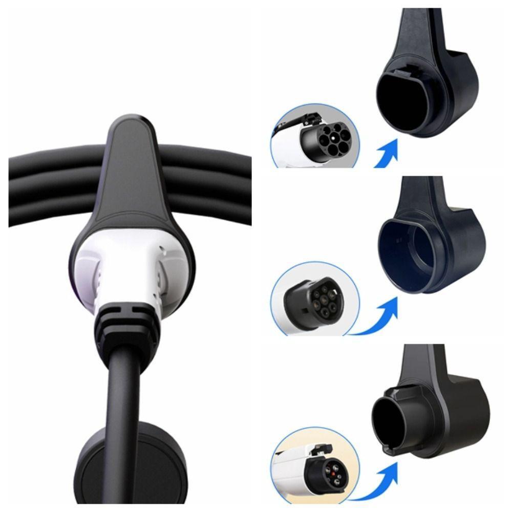 Rack De Suporte De Cabo De Carregamento De Carro EV , Organizador Resistente Type2 Charger Holder , Preto