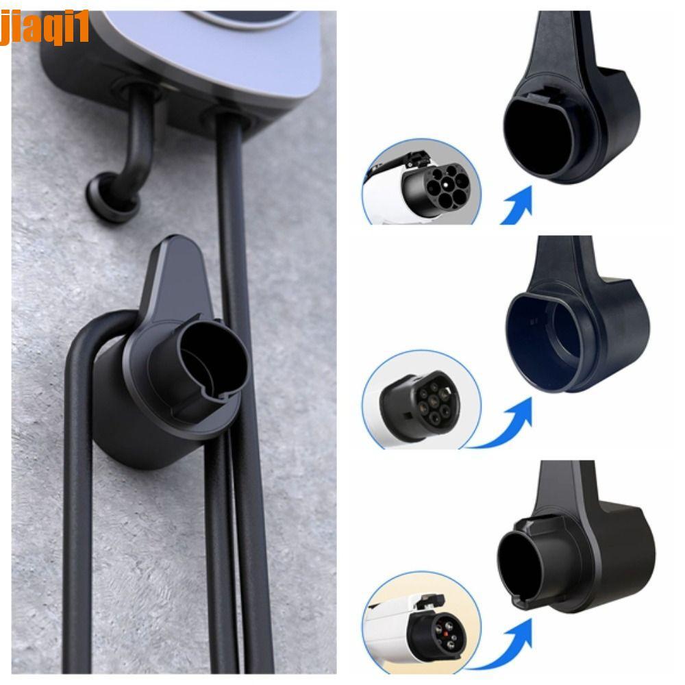 JIAQI1 EV Rack De Suporte De Cabo De Carregamento De Carro , Organizador Resistente Type2 Charger Holder , Montagem Na P
