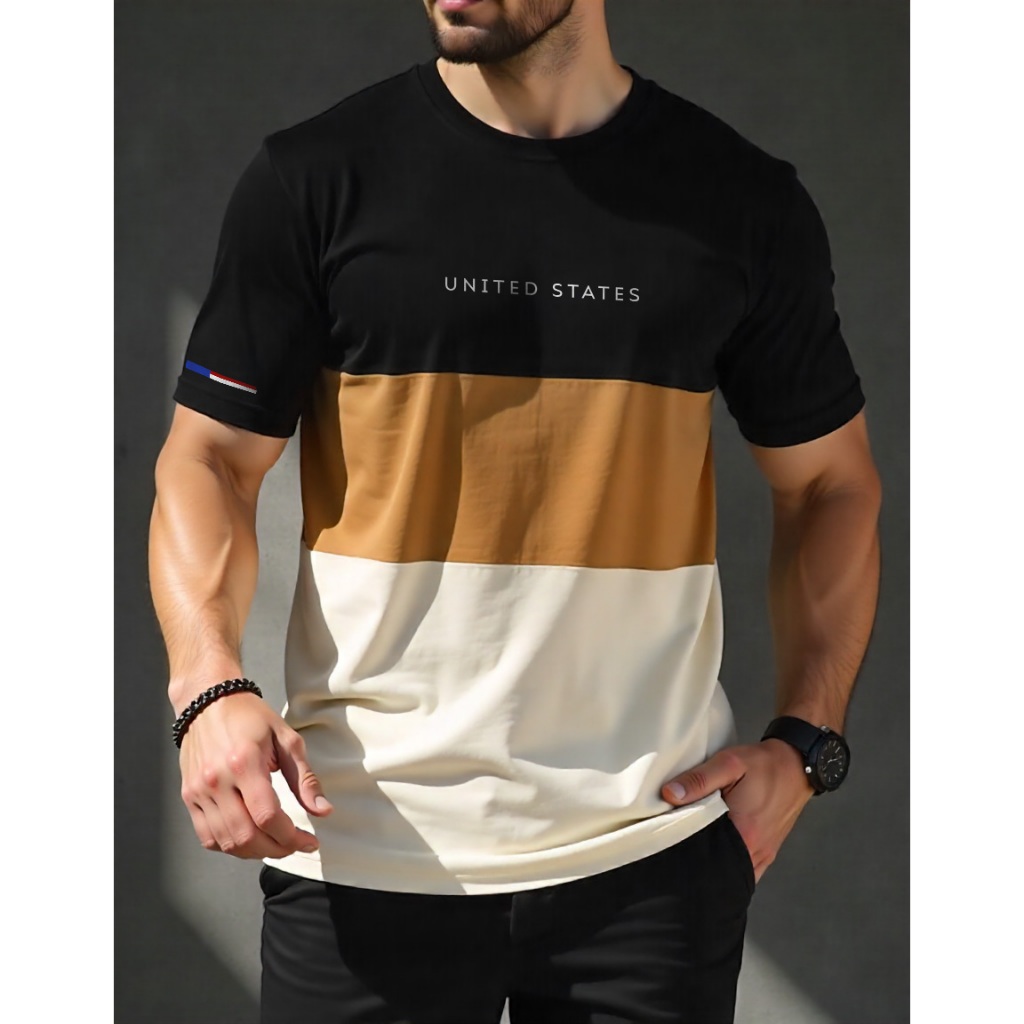 Camiseta UNITED STATES Urban Camisa Street Wear Masculina 100% Algodão