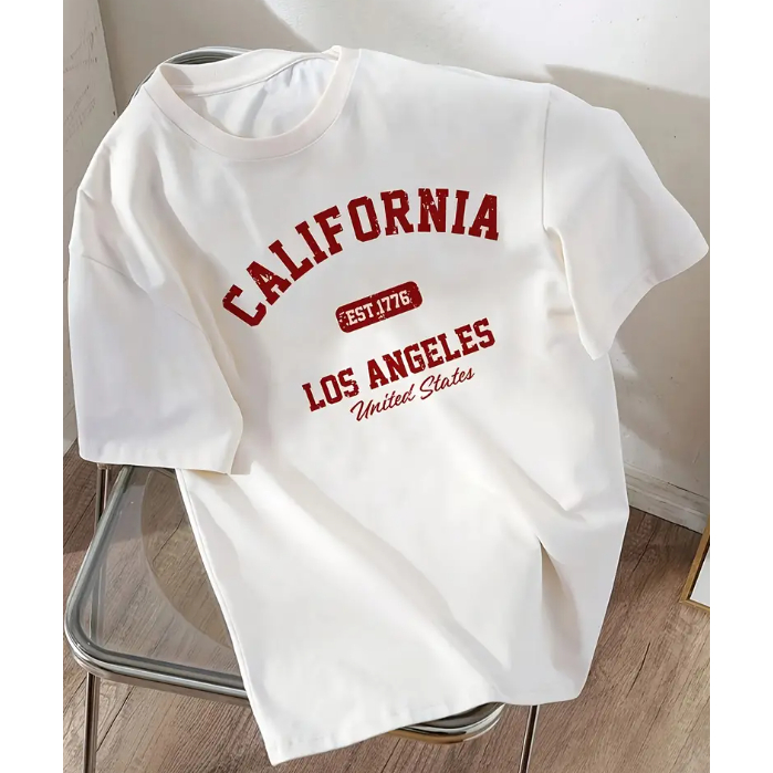 Camisa T-Shirt Oversized United States 100% Algodão P ao G3 Streetwear Confortável
