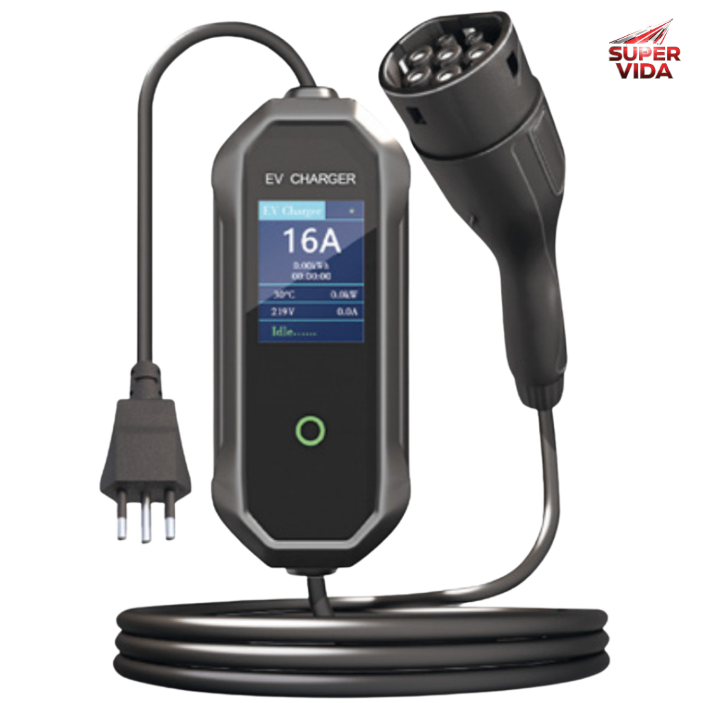 Carregador Automotivo Portátil Aiker ACE-3516 16A 220V - Para Veículos Elétricos e Híbridos