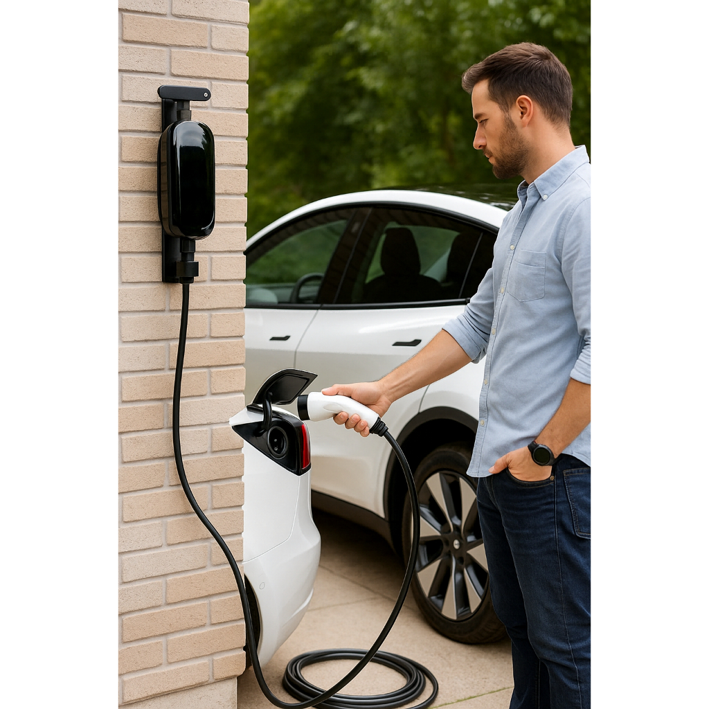 Carregador Carro Elétrico Ev 3.5kw 16a Bivolt Portatil Tipo2(TSL)