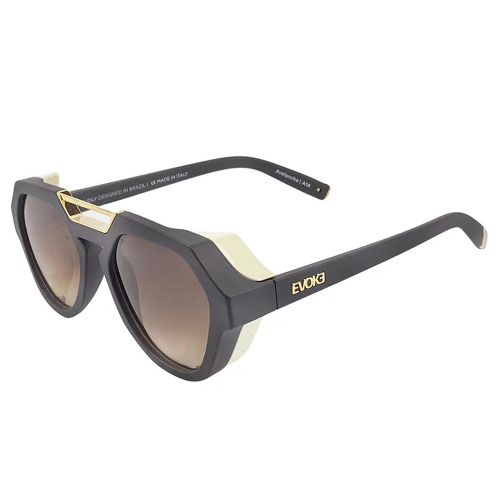 Óculos de Sol Evoke Avalanche A14 Dark Range Gold Brown Gradient