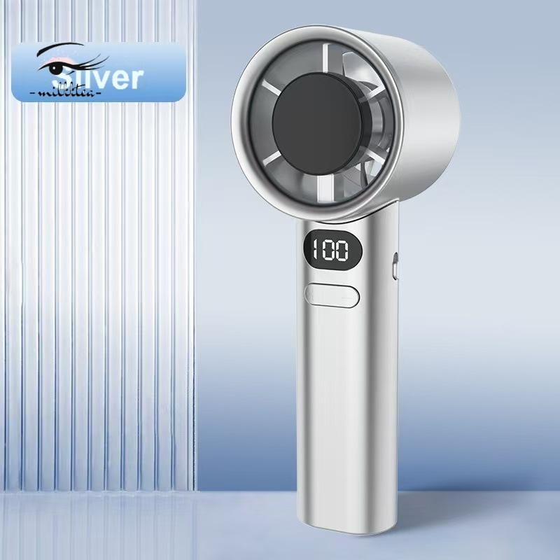 Ventilador Portátil Turbo Strong Wind-Mini USB Com Display LED E Bateria Grande