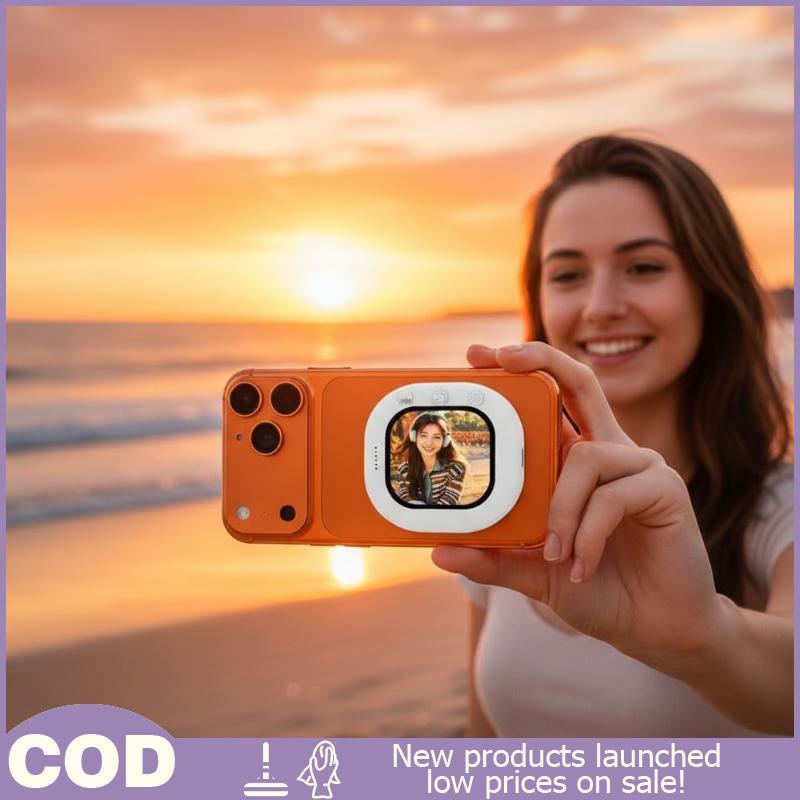 Fy > Câmera Traseira Do Telefone Selfie Viewer HD Display ic Mount Portátil Para Vlog Travel Criação Diária De Conteúdo