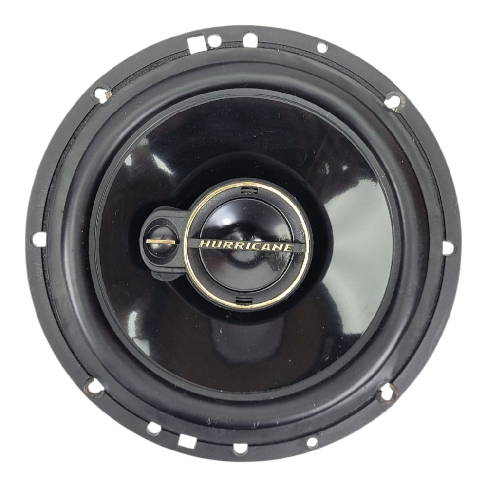 Conjunto Auto Falante Hurricane Triaxial Aurum A6t 60w  Preto