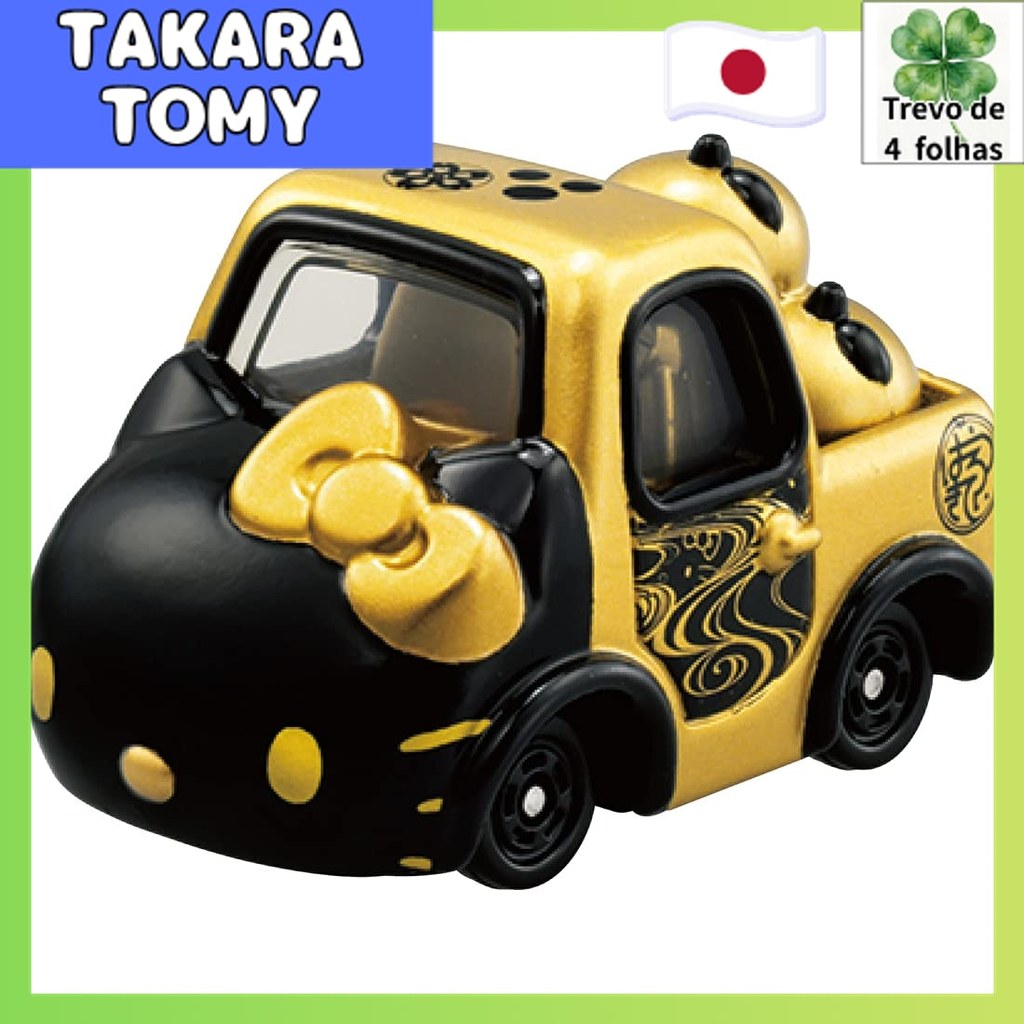 TAKARA TOMY Mini Car Tomica Dream Hello Kitty Uzu Brinquedo 3 Anos Certificado ST