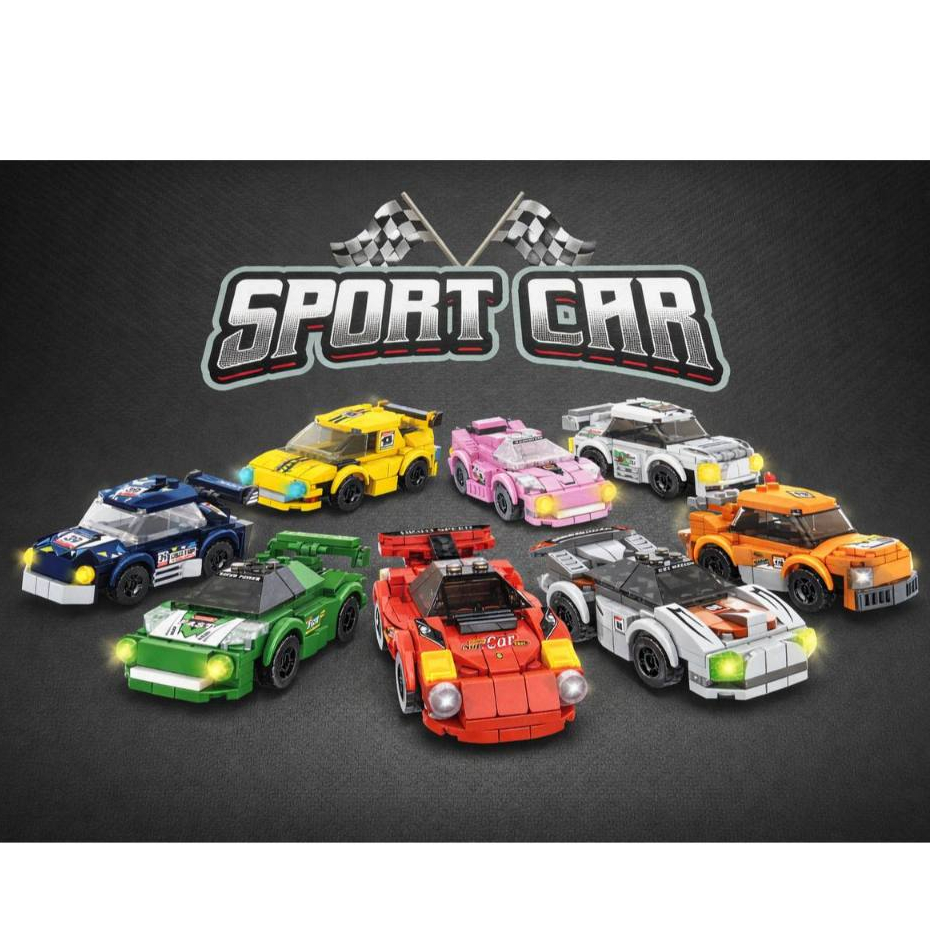Blocos de montar sport car om 103 a 125 mini peças