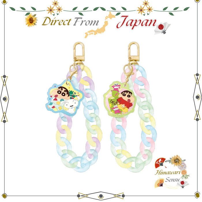 T'S Factory Crayon Shinchan Ring Strap Pajamas Chocobi Acrylic Charm【 Direct from Japan 】