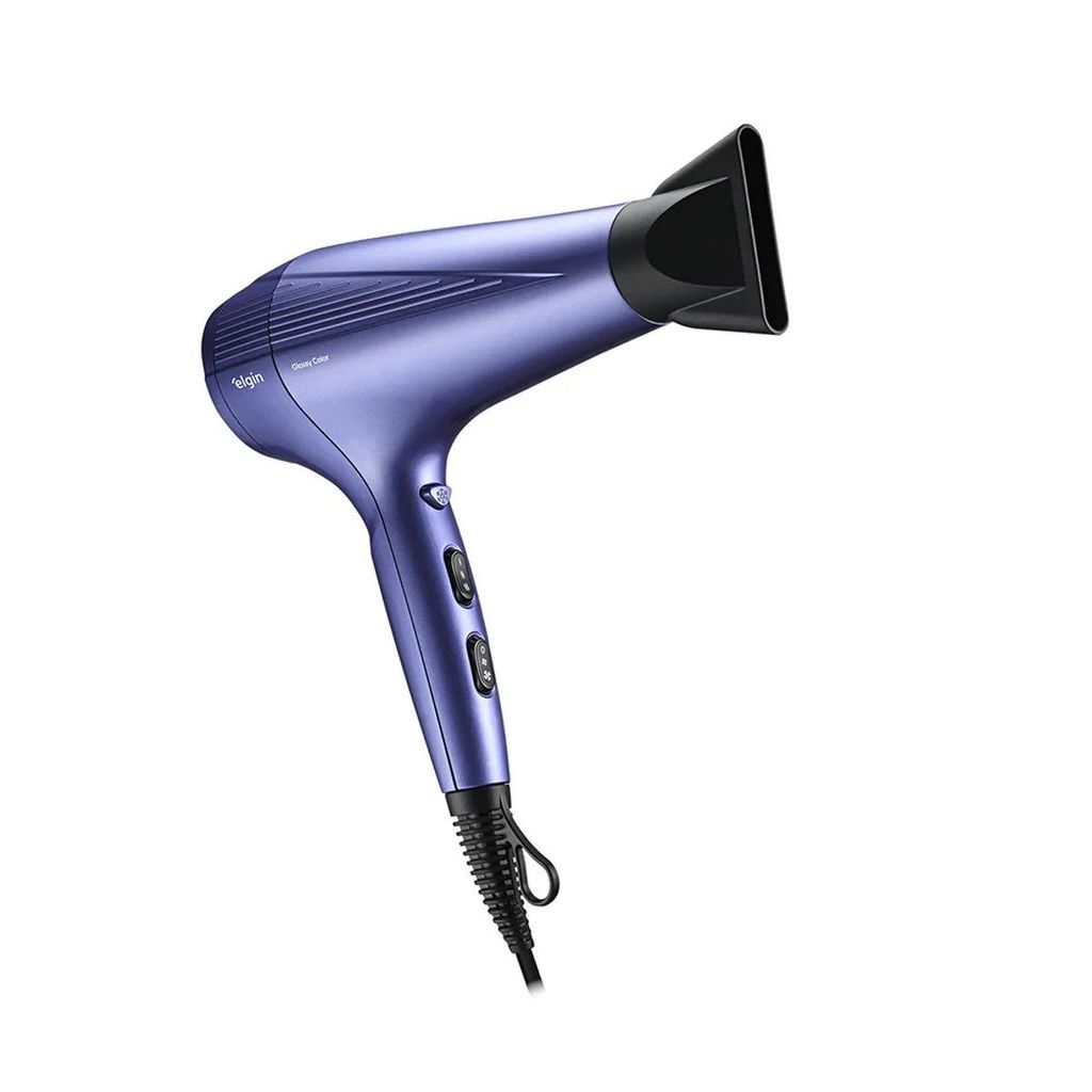 Secador de Cabelos Elgin Glossy Color Lilás 2000W 2 Velocidades e 3 Temperaturas 220V