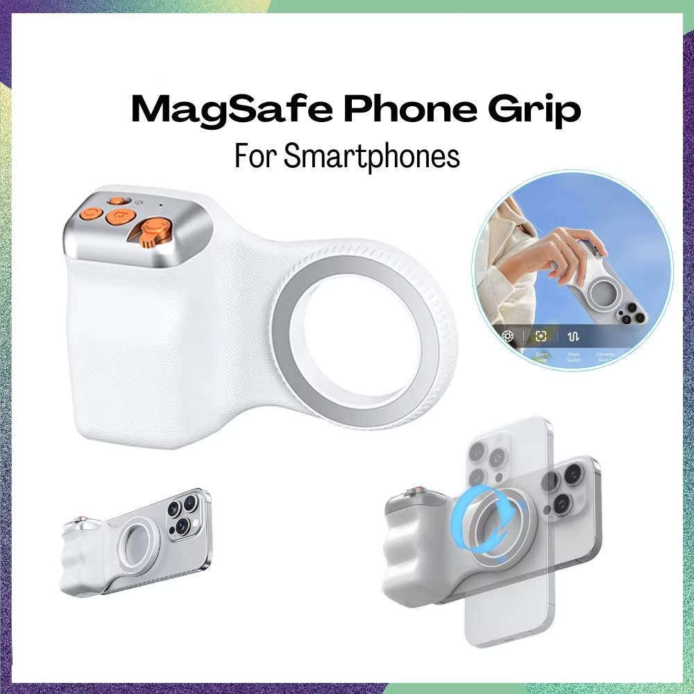 Câmera Magnética Do Telefone Móvel Atirar Aperto De Mão Para Magsafe Assistente Alça Sem Fio Bluetooth Beleza