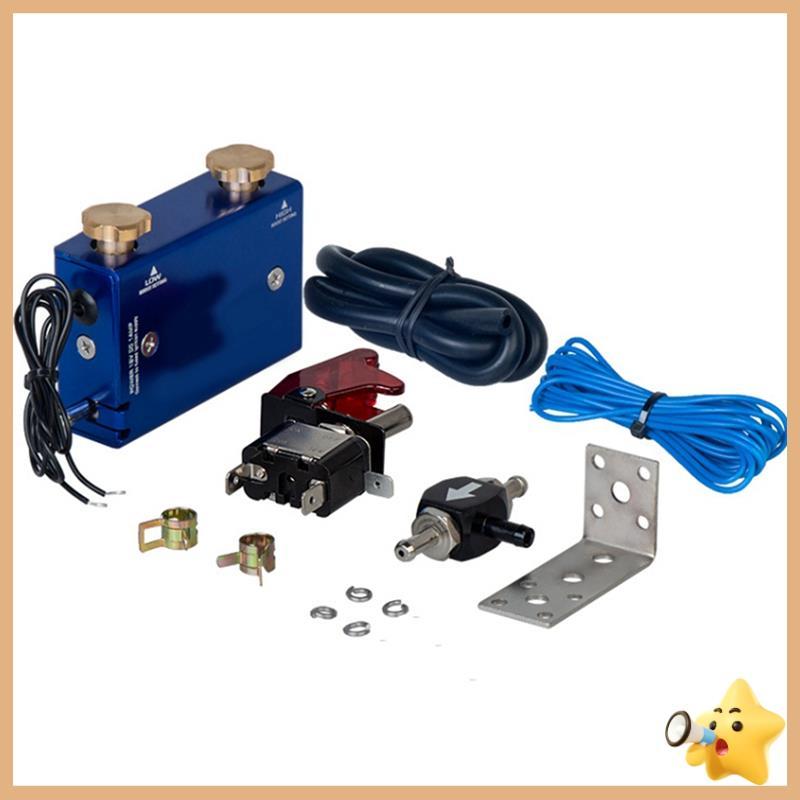 Racing Dual Stage Ajustável Turbocompressor Eletrônico Psi Boost Controller Kit Universal W Switch-montague