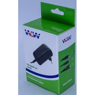 Kit 10 Fonte 9v 2a P4 Plug P4 Real Modem Roteador Telefone